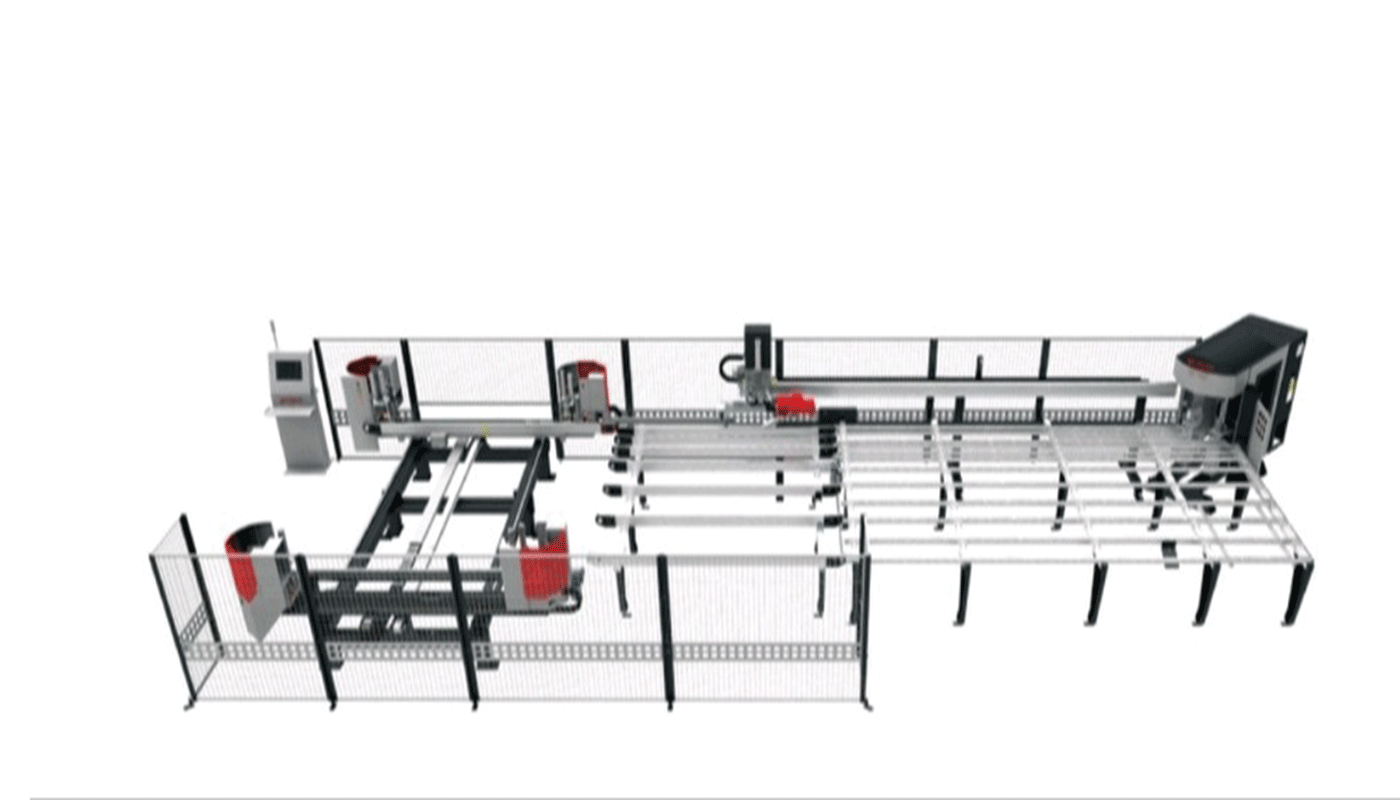 دستگاه جوش 4 سر و تمیز کن KABAN CNC