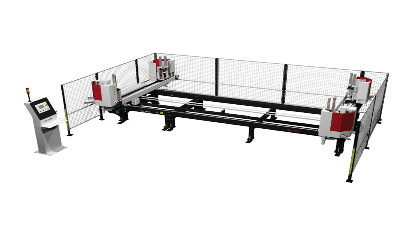 دستگاه جوش 4 گوشه KABAN CNC